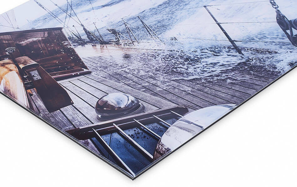 Acrylglas: Het materiaal is vogelperspectief